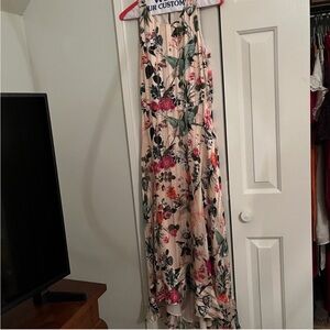 Banana Republic Floral Pink Gown